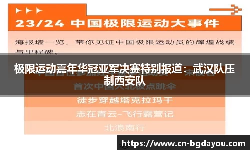 极限运动嘉年华冠亚军决赛特别报道：武汉队压制西安队